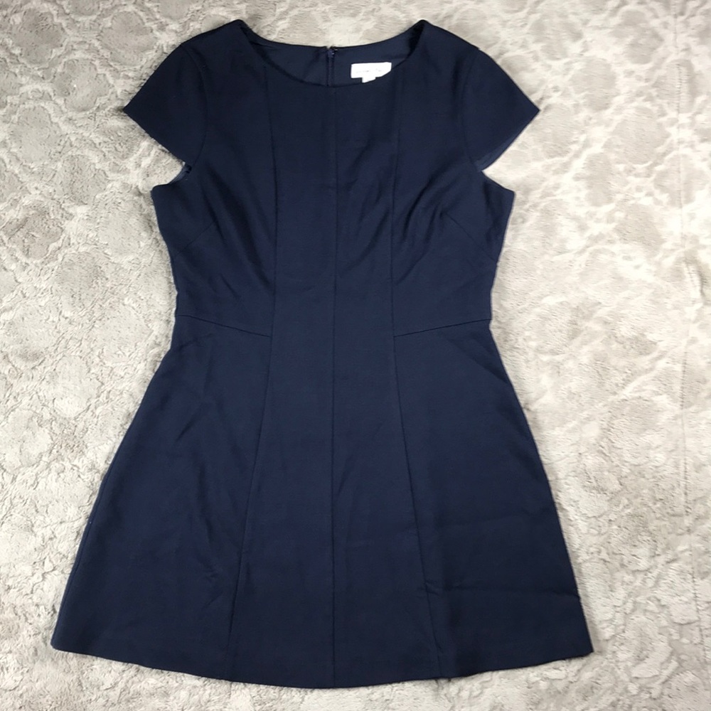 NWOT Harper Rose Cap Sleeve Fit & Flare Dress Navy